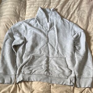 J Crew Cozy Gray Hoodie Large